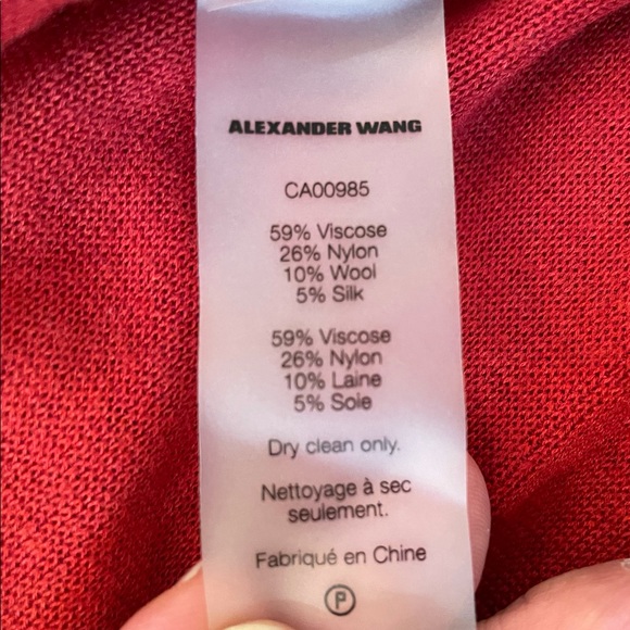 Alexander Wang Red Sweater, Size Petite/small - Picture 7 of 7
